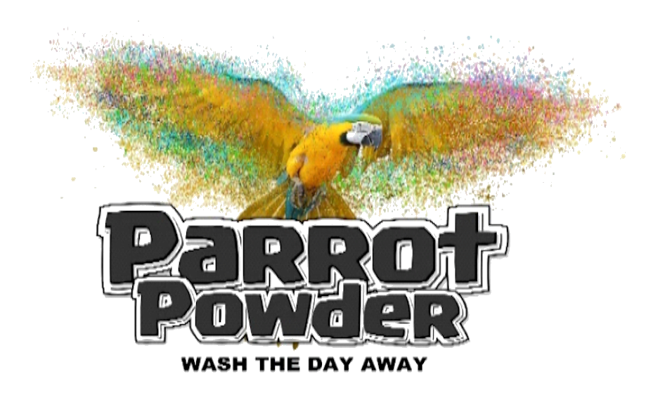 Parrot powder logo